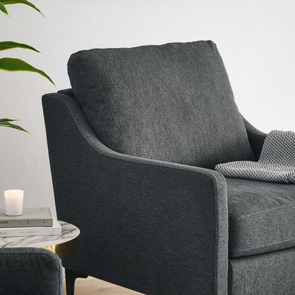 Modway EEI-6023 Corland Upholstered Fabric Armchair Modway
