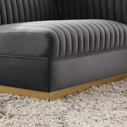 Modway EEI-6032 Sanguine Channel Tufted Performance Velvet Modular Sectional Sofa Right-Arm Chair Modway