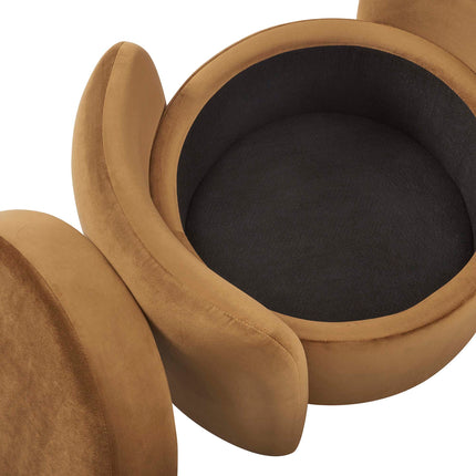 Modway EEI-6055 Nebula Upholstered Performance Velvet Ottoman Modway
