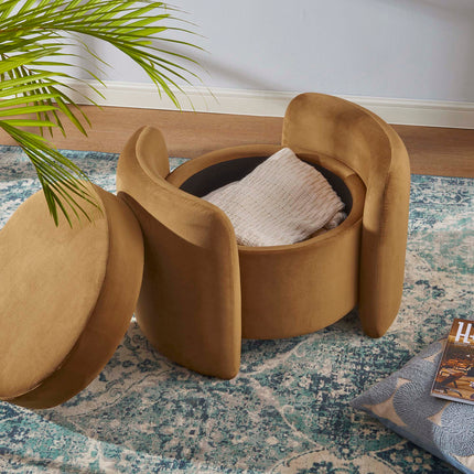 Modway EEI-6055 Nebula Upholstered Performance Velvet Ottoman Modway