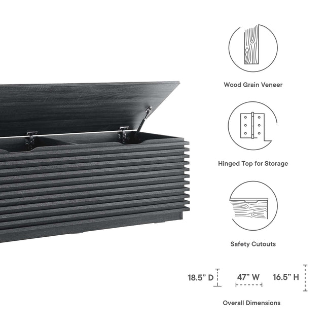 Modway EEI-6057 Render Storage Bench Modway