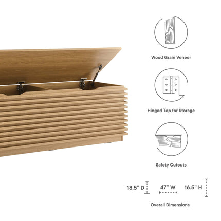 Modway EEI-6057 Render Storage Bench Modway