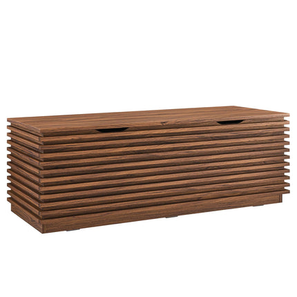 Modway EEI-7473 Render Fluted 3-in-1 Hall Tree With Storage Bench and Coat Rack Modway