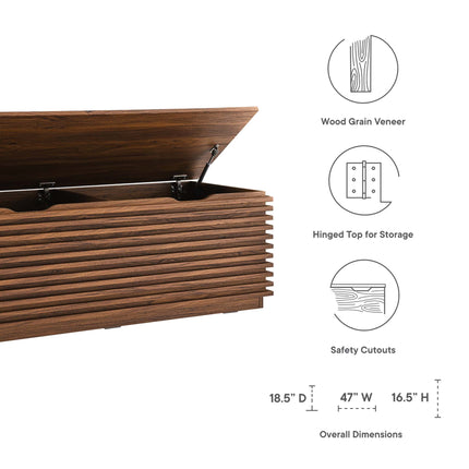 Modway EEI-6057 Render Storage Bench Modway