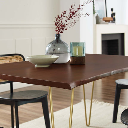 Modway EEI-6059 Ardor 60" Live Edge Acacia Wood Acacia Wood Dining Table Modway