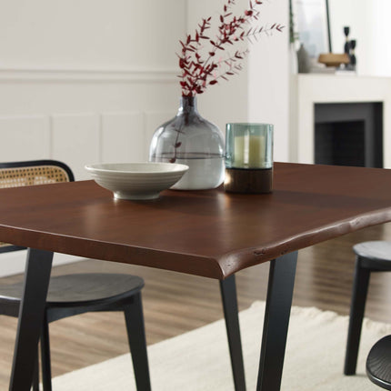 Modway EEI-6067 Viggo 60" Live Edge Acacia Wood Acacia Wood Dining Table Modway