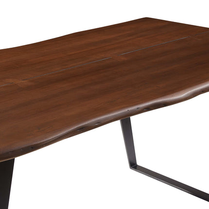 Modway EEI-6069 Viggo 74" Live Edge Acacia Wood Dining Table Modway