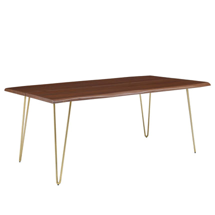 Modway EEI-6070 Ardor 74" Live Edge Acacia Wood Acacia Wood Dining Table Modway