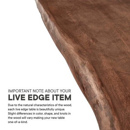 Modway EEI-6070 Ardor 74" Live Edge Acacia Wood Acacia Wood Dining Table Modway
