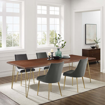 Modway EEI-6072 Ardor 96" Live Edge Acacia Wood Acacia Wood Dining Table Modway