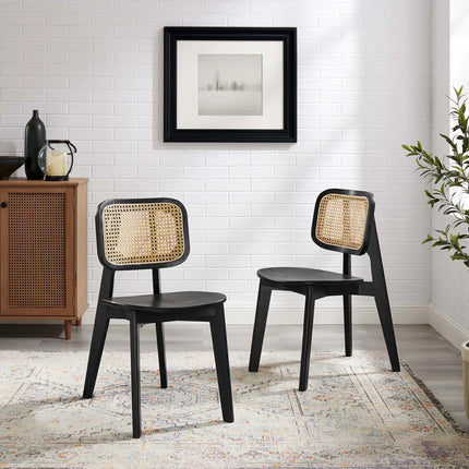 Modway EEI-6077 Habitat Wood Dining Side Chair Set of 2 Modway