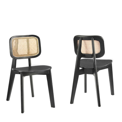 Modway EEI-6077 Habitat Wood Dining Side Chair Set of 2 Modway