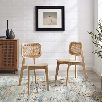 Modway EEI-6077 Habitat Wood Dining Side Chair Set of 2 Modway