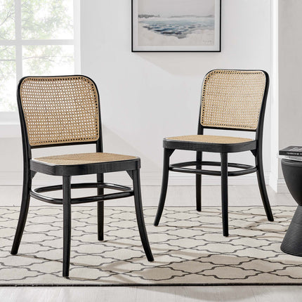 Modway EEI-6078 Winona Wood Dining Side Chair Set of 2 Modway