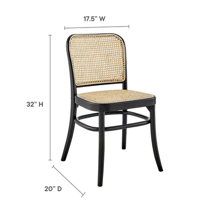 Modway EEI-6078 Winona Wood Dining Side Chair Set of 2 Modway