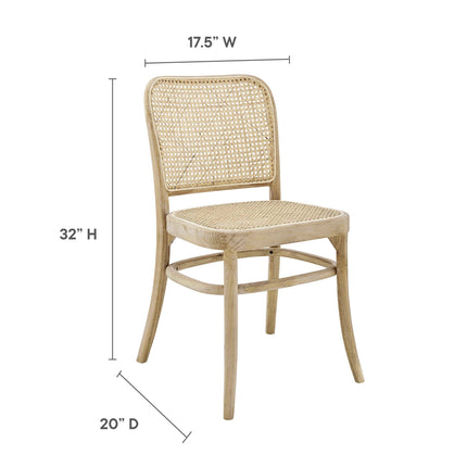 Modway EEI-6078 Winona Wood Dining Side Chair Set of 2 Modway