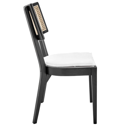 Modway EEI-6080 Caledonia Fabric Upholstered Wood Dining Chair Set of 2 Modway