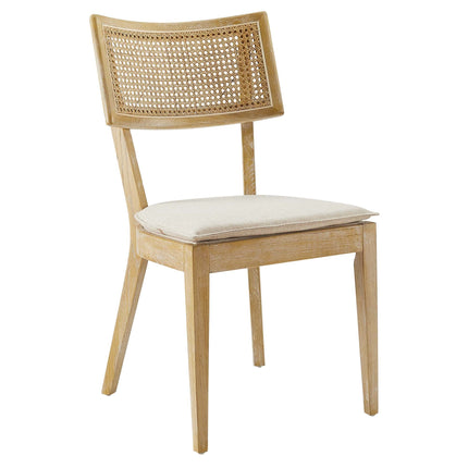 Modway EEI-6080 Caledonia Fabric Upholstered Wood Dining Chair Set of 2 Modway