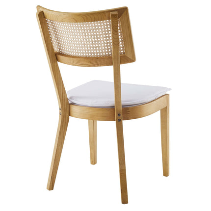 Modway EEI-6080 Caledonia Fabric Upholstered Wood Dining Chair Set of 2 Modway