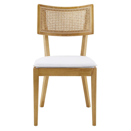 Modway EEI-6080 Caledonia Fabric Upholstered Wood Dining Chair Set of 2 Modway