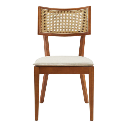 Modway EEI-6080 Caledonia Fabric Upholstered Wood Dining Chair Set of 2 Modway