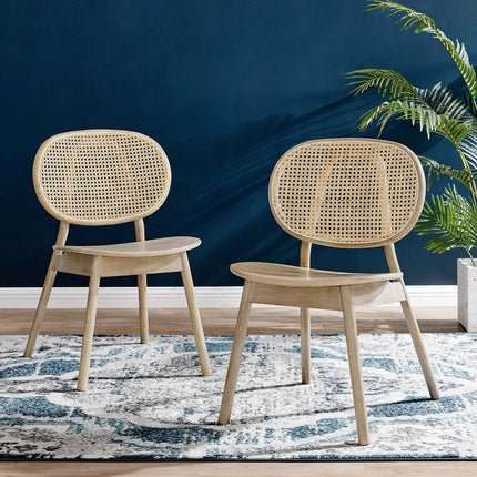 Modway EEI-6081 Malina Wood Dining Side Chair Set of 2 Modway