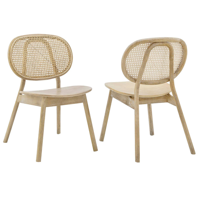 Modway EEI-6081 Malina Wood Dining Side Chair Set of 2 Modway