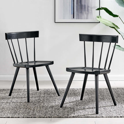 Modway EEI-6082 Sutter Wood Dining Side Chair Set of 2 - Plaza Home Decor