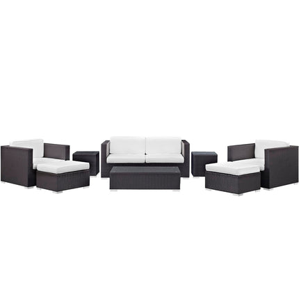 Modway EEI-610 Venice 8 Piece Outdoor Patio Sofa Set Modway