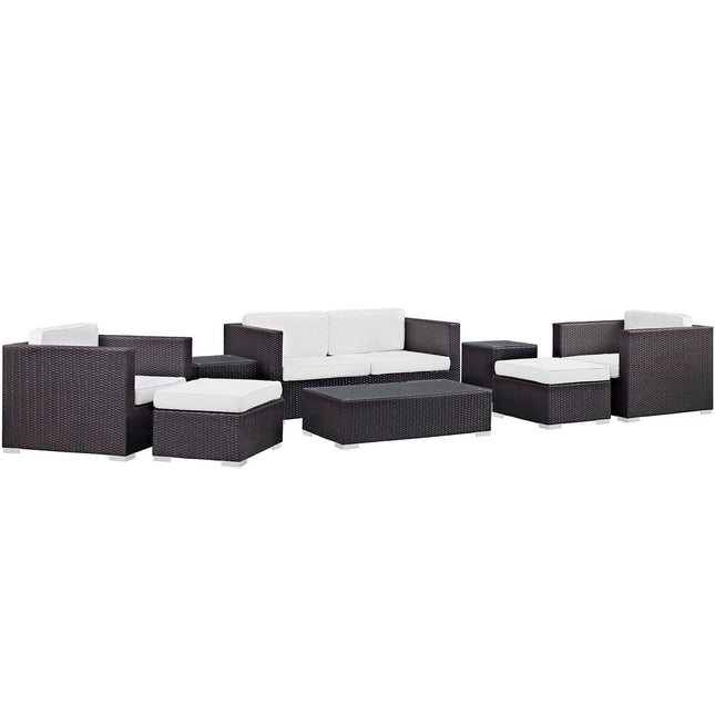 Modway EEI-610 Venice 8 Piece Outdoor Patio Sofa Set Modway