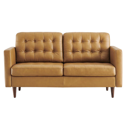Modway EEI-6100 Exalt Tufted Leather Loveseat Modway