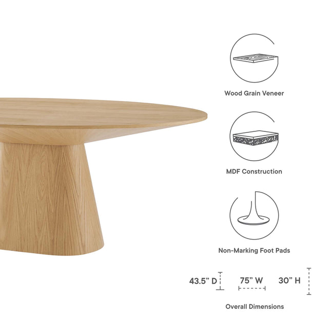 Modway EEI-6102 Provision 47" Round Dining Table Modway
