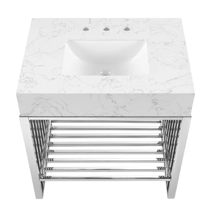Modway EEI-6105 Gridiron 30" Bathroom Vanity Modway
