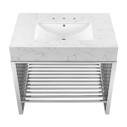 Modway EEI-6107 Gridiron 36" Bathroom Vanity Modway