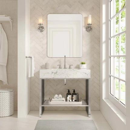 Modway EEI-6107 Gridiron 36" Bathroom Vanity Modway