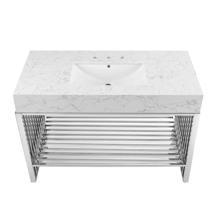 Modway EEI-6109 Gridiron 48" Bathroom Vanity Modway