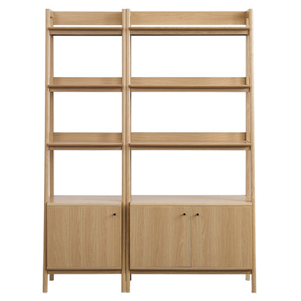 Modway EEI-6113 Bixby Wood Bookshelves Set of 2 Modway