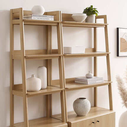 Modway EEI-6113 Bixby Wood Bookshelves Set of 2 Modway