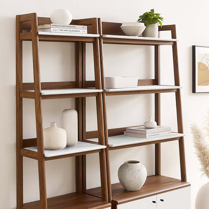Modway EEI-6113 Bixby Wood Bookshelves Set of 2 Modway