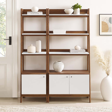 Modway EEI-6113 Bixby Wood Bookshelves Set of 2 Modway