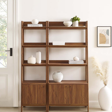 Modway EEI-6113 Bixby Wood Bookshelves Set of 2 Modway