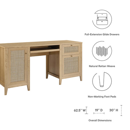 Modway EEI-6117 Soma 63" Office Desk - Plaza Home Decor