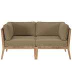 Gray Light Brown / Teak Wood