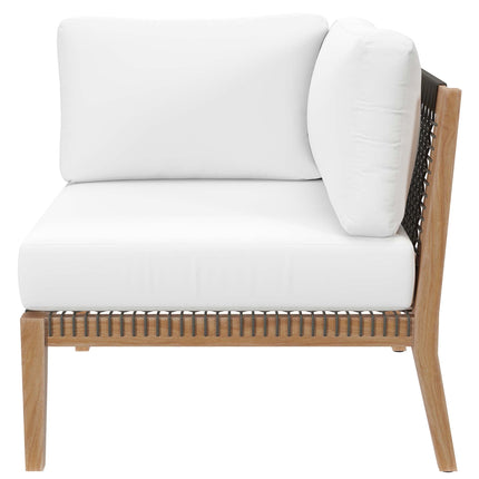 Modway EEI-6119 Clearwater Outdoor Patio Teak Wood Loveseat Modway