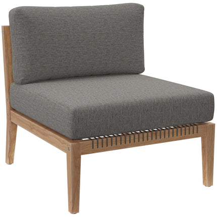 Modway EEI-6120 Clearwater Outdoor Patio Teak Wood Sofa Modway
