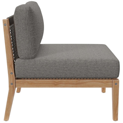 Modway EEI-6120 Clearwater Outdoor Patio Teak Wood Sofa Modway