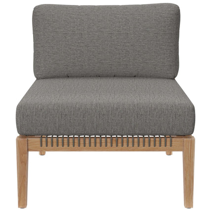 Modway EEI-6120 Clearwater Outdoor Patio Teak Wood Sofa Modway