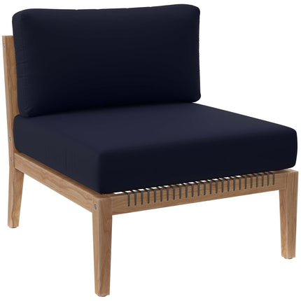 Modway EEI-6120 Clearwater Outdoor Patio Teak Wood Sofa Modway