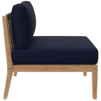 Modway EEI-6120 Clearwater Outdoor Patio Teak Wood Sofa Modway