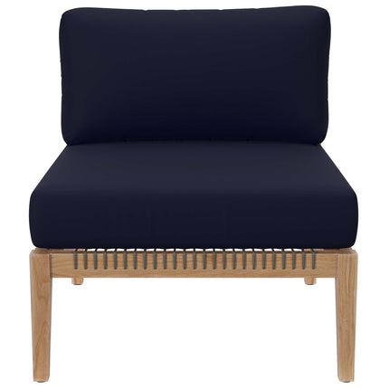 Modway EEI-6120 Clearwater Outdoor Patio Teak Wood Sofa Modway